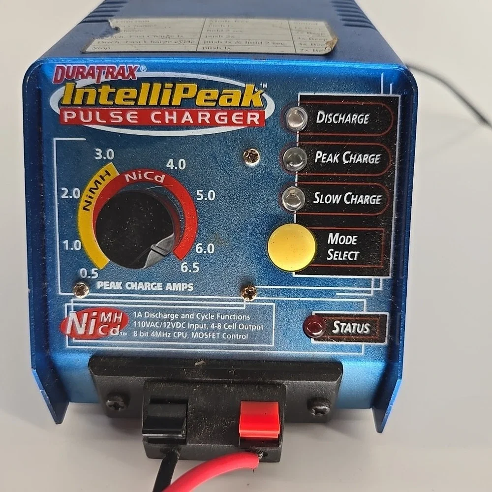 Duratrax IntelliPeak Pulse Charger NiMh‎ NiCd Peak Slow Discharge RC